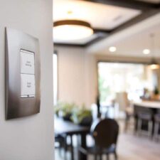 Control4 in-wall keypad with 